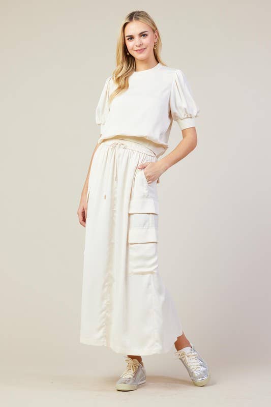 Cargo Midi Skirt