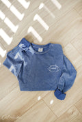 Game Day Football Mineral Washed Long Sleeve Graphic