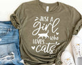 Just A Girl Who Loves Cats T-Shirt