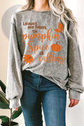 Leaves Are Falling Mineral Graphic Terry Sweatshirt