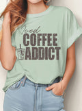 Iced Coffee Addict Graphic Tshirts