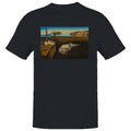 Surrealist Cats Landscape Men's T-Shirt Black