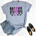 Mama Neon Lightning Bolt Mother's Day Graphic Tee