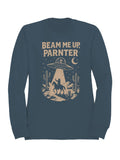Beam Me Up, Parner Ufo Cowboy Men's Sweatshirt