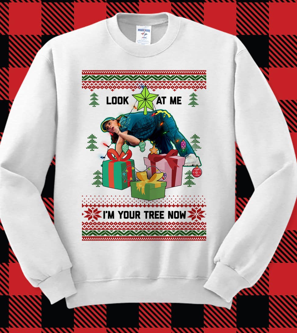 Raygun Look At Me - Funny Ugly Christmas Sweatshirt