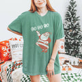 Retro Santa Ho Ho Ho Comfort Colors Christmas T-Shirt