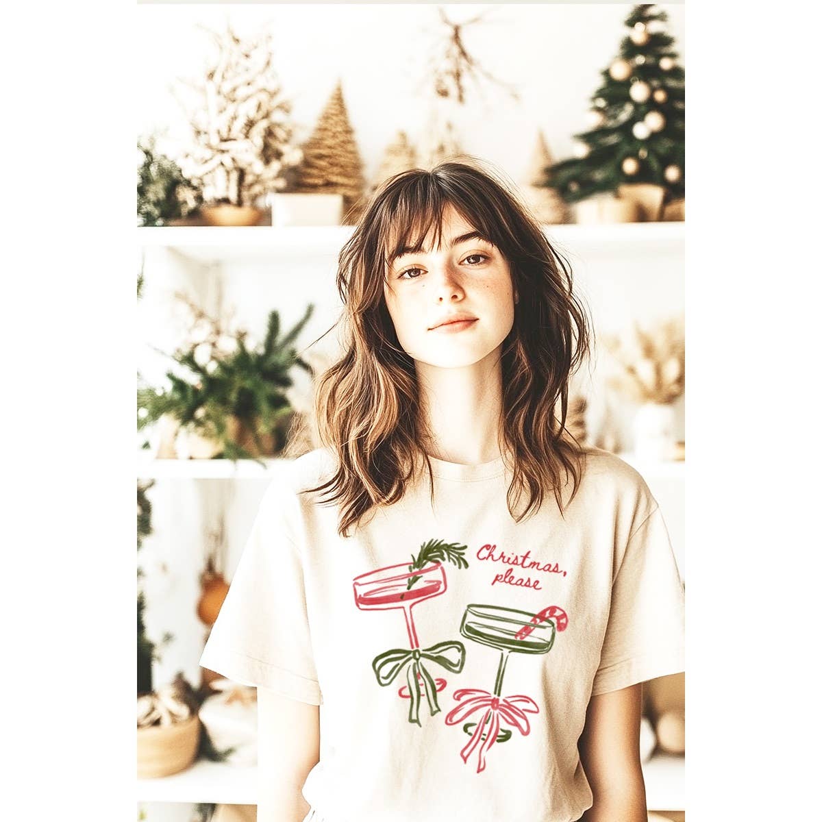 Christmas Please  Vintage  Graphic Tee