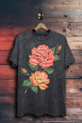 Roses Painting Graphic Top