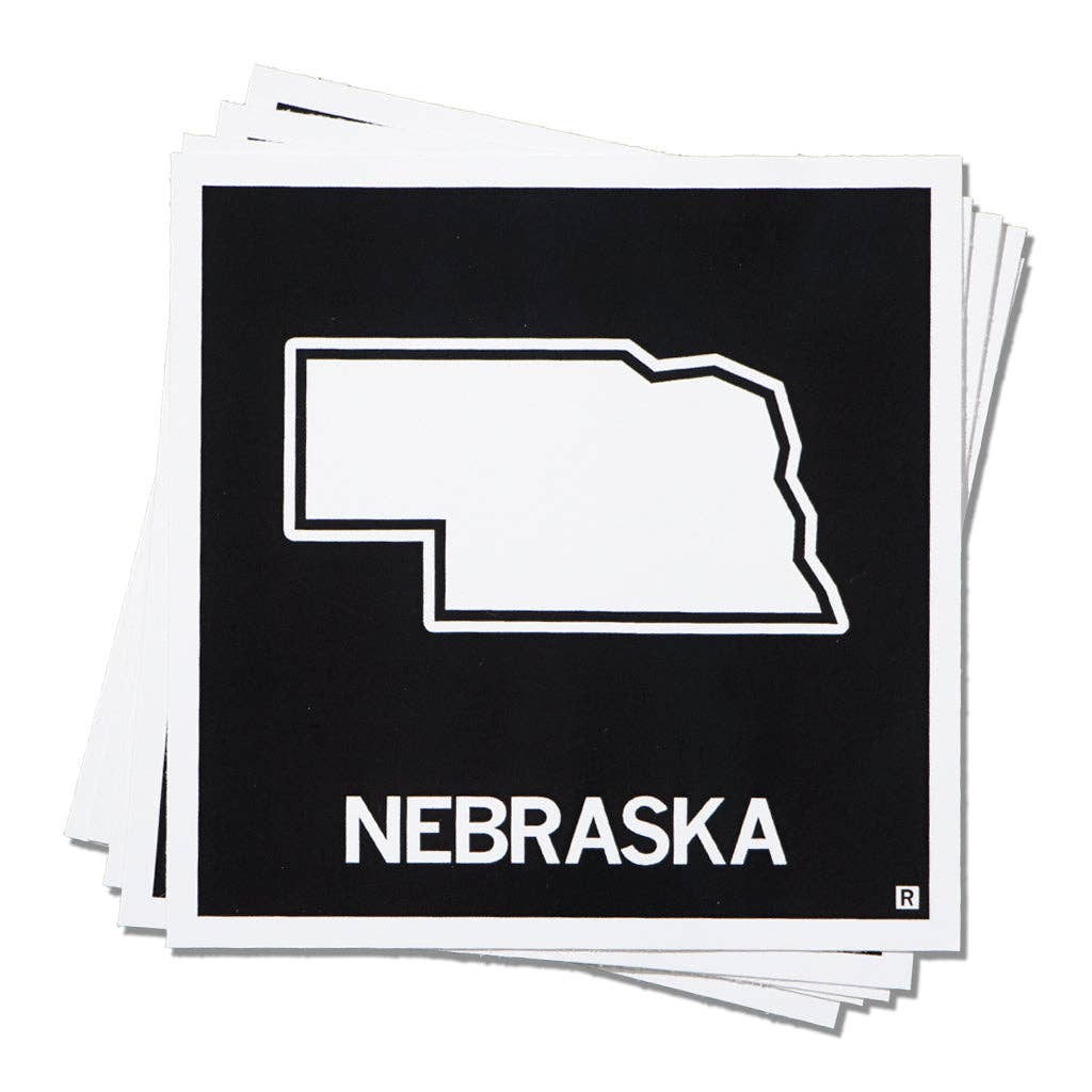 Nebraska Outline Sticker