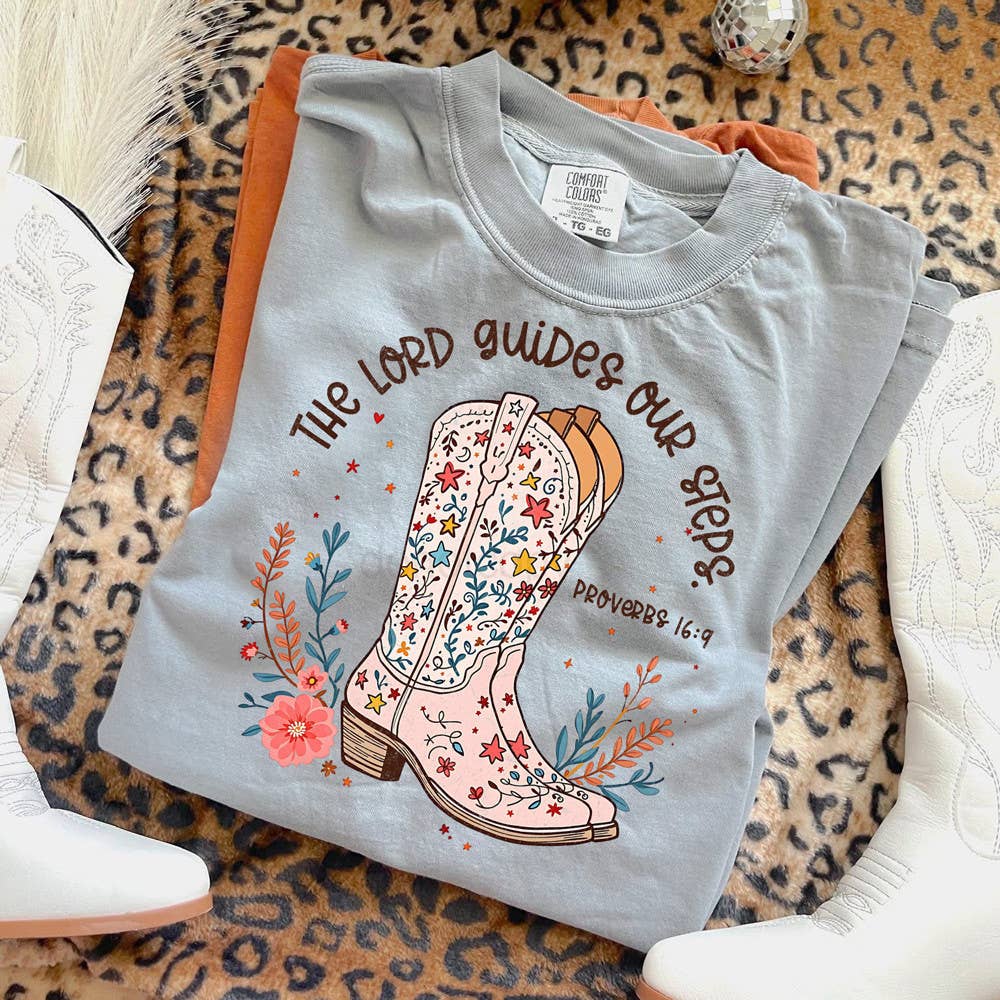The Lord Guides Our Steps Tee