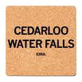 Cedarloo Water Falls Cork Coaster