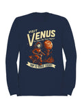 Visit Venus Adventure Poster Men's Sweatshirt