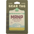 Mount Rainier Gear Tag