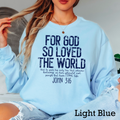 John 3:16 Christian Long Sleeve Shirt|Gildan
