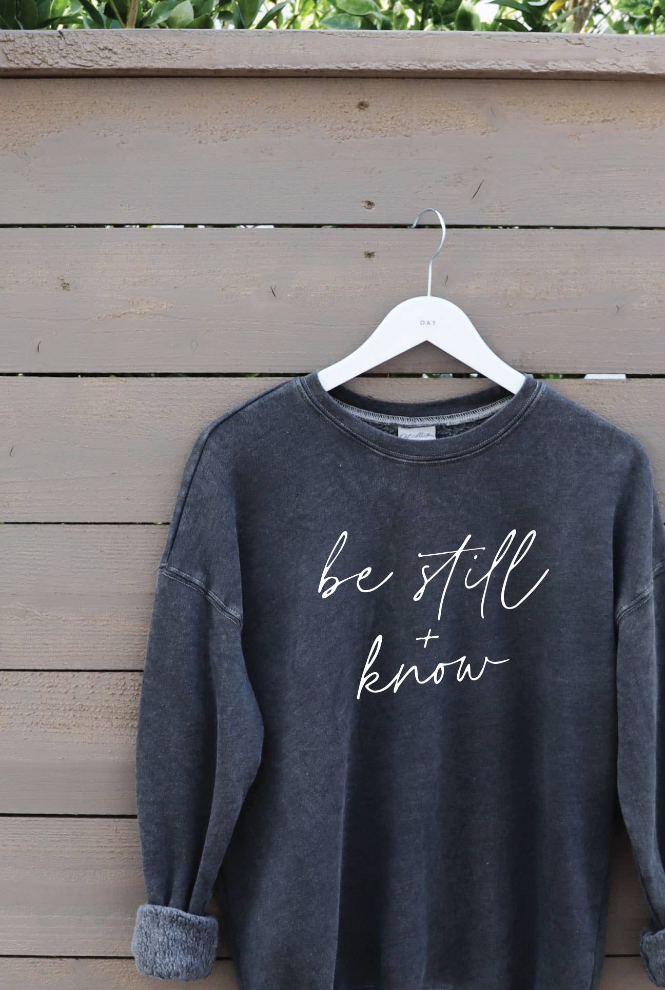 Be Still and Know Mineral Graphic Sweatshirt