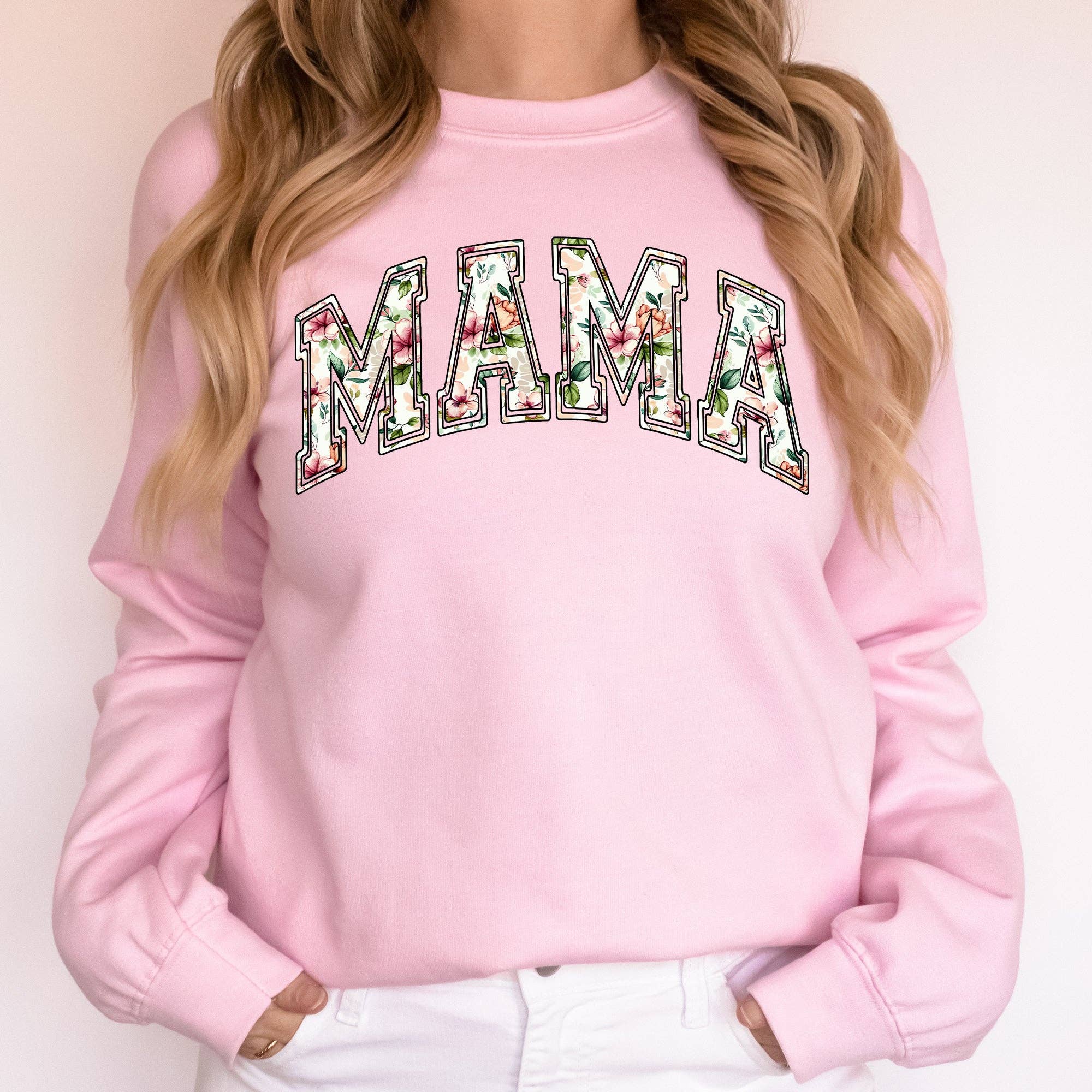 Mama, Floral, Chinoiserie, Coquette Mother's Day Sweatshirt