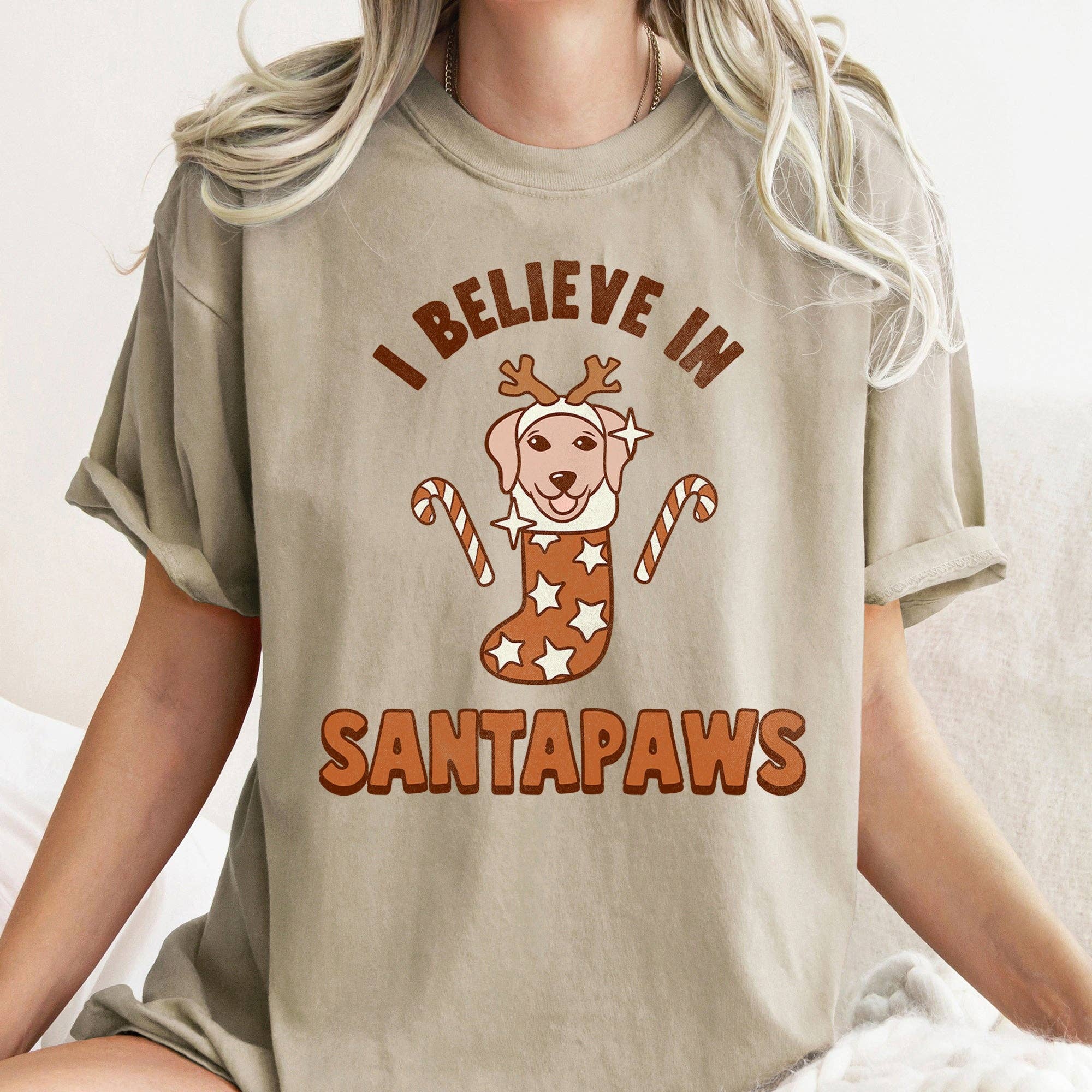 I Believe in Santa, Dog Lover, Pets, Christmas,, Tshirt