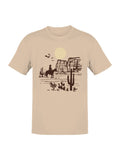 Western Desert Cowboy Adventure Men's T-Shirt