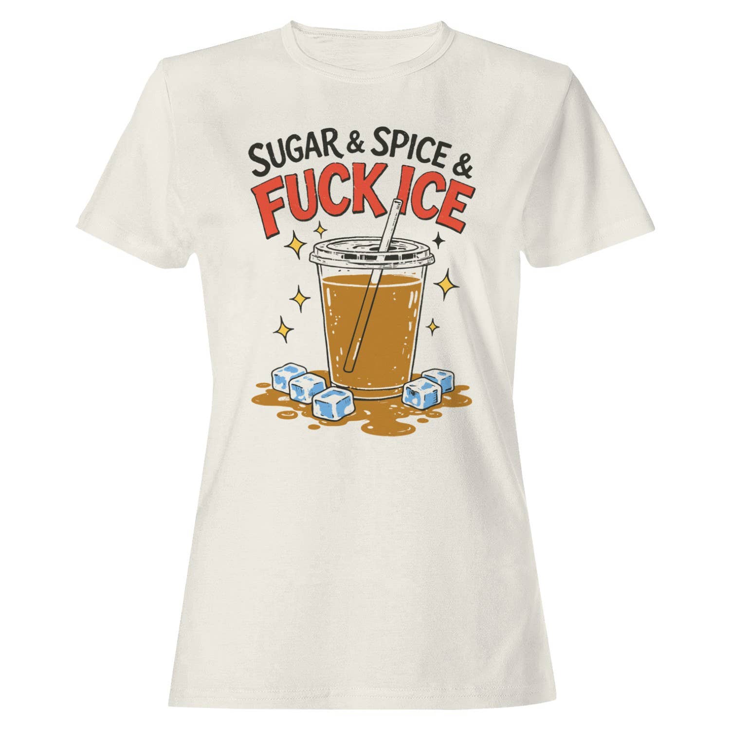 Sugar & Spice Coffee Design Women's T-Shirt