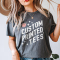 One Side Custom Printed Comfort Color Tees