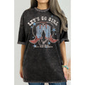 Cowgirl Boots - Unisex Oversized Mineral Wash