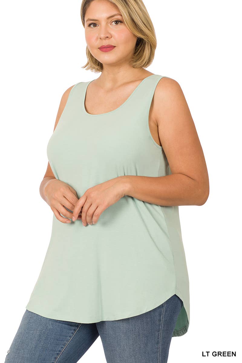 `.Plus Size Sleeveless Top