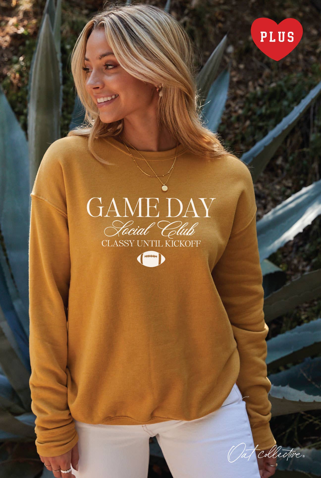 Game Day Social Club Plus Graphic Sweatshirt
