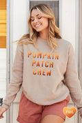 Pumpkin Patch Crew Foil Graphic Sweatshirt