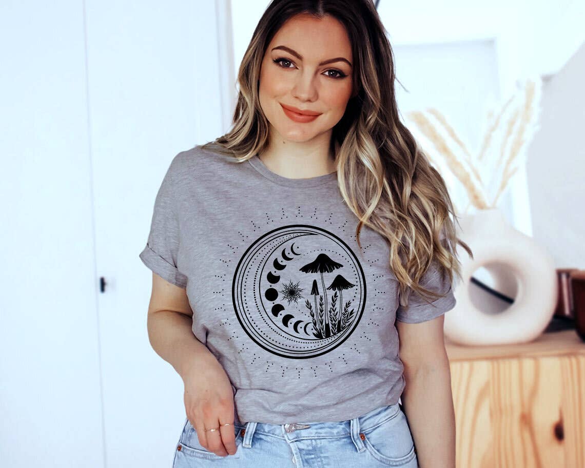 Magic Mushroom - Cottagecore Nature T-Shirt