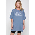 Midwest Vintage Graphic Oversized Tee
