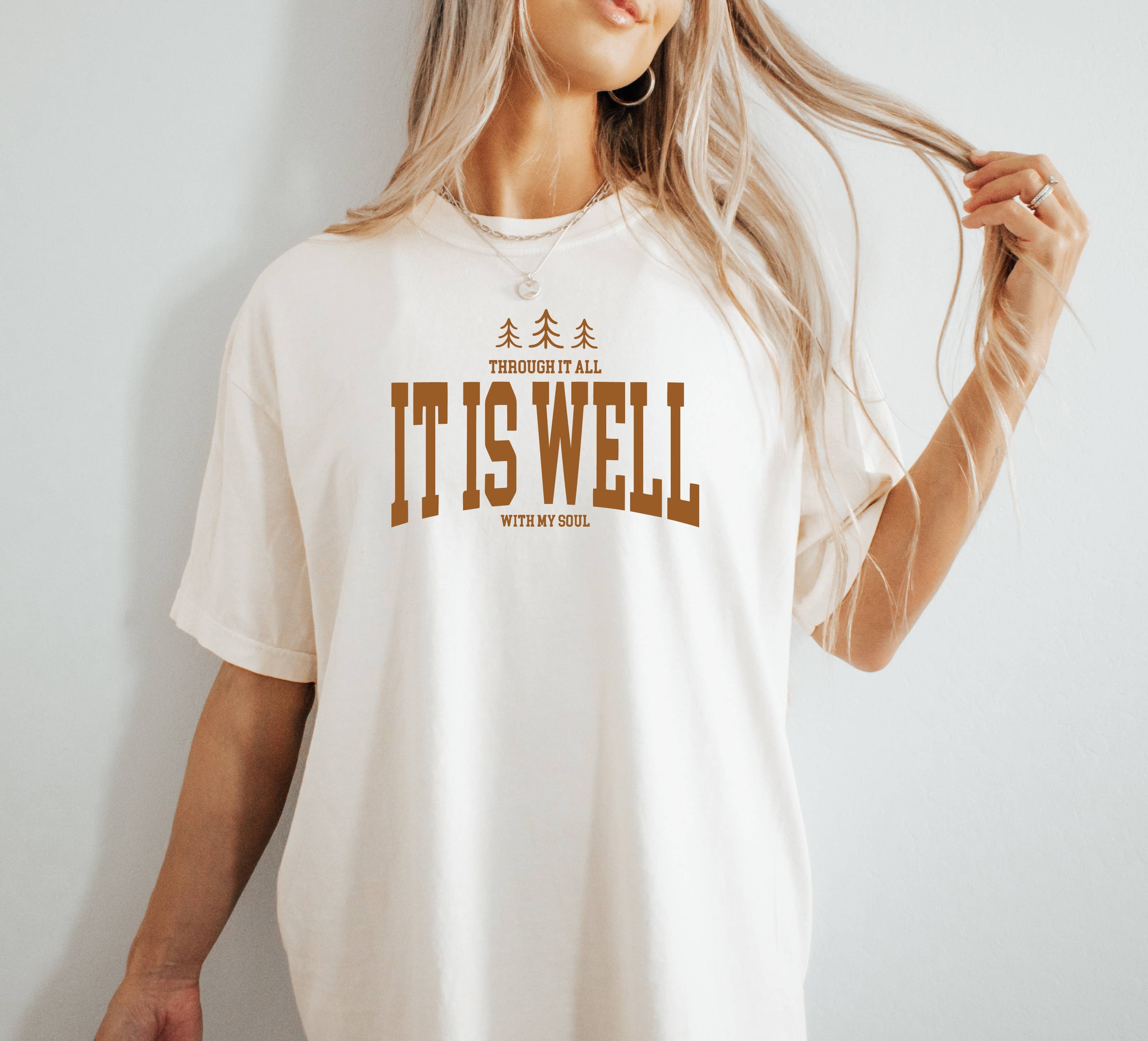Through It All It Is Well Religious Christian Tees