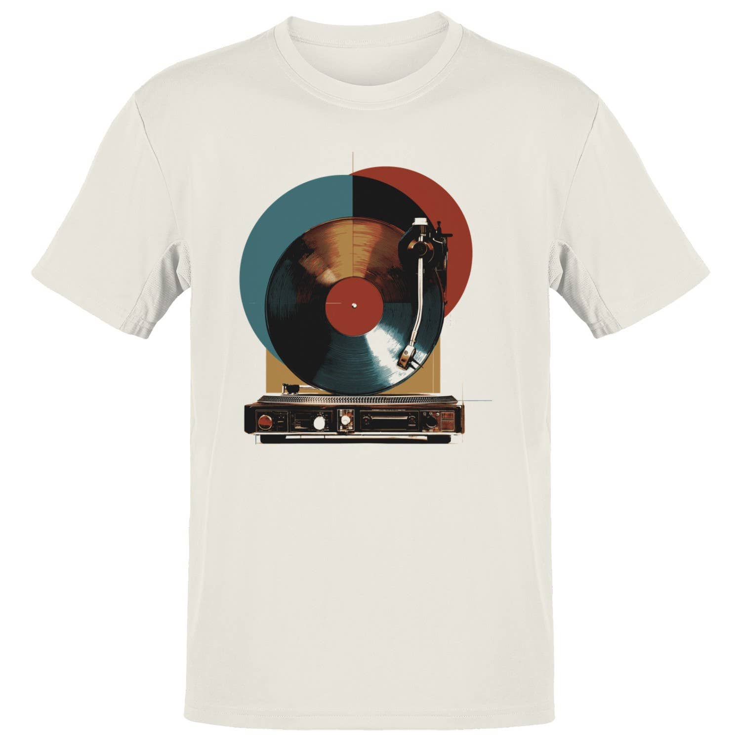 Retro Vinyl Record Player Men's T-Shirt