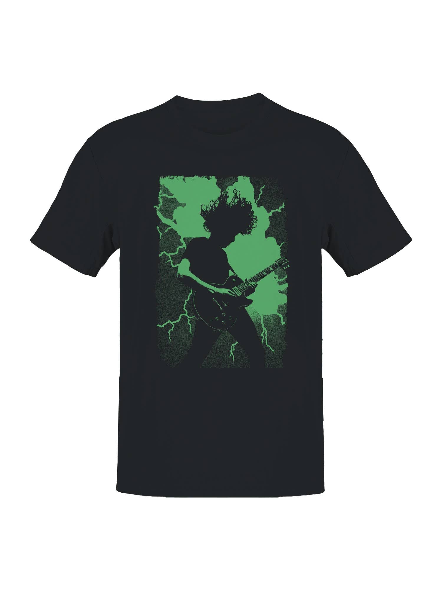 Electric Guitar Rock Thunder Men's T-Shirt