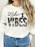 Lake Vibes Fishing Graphic Tshirts