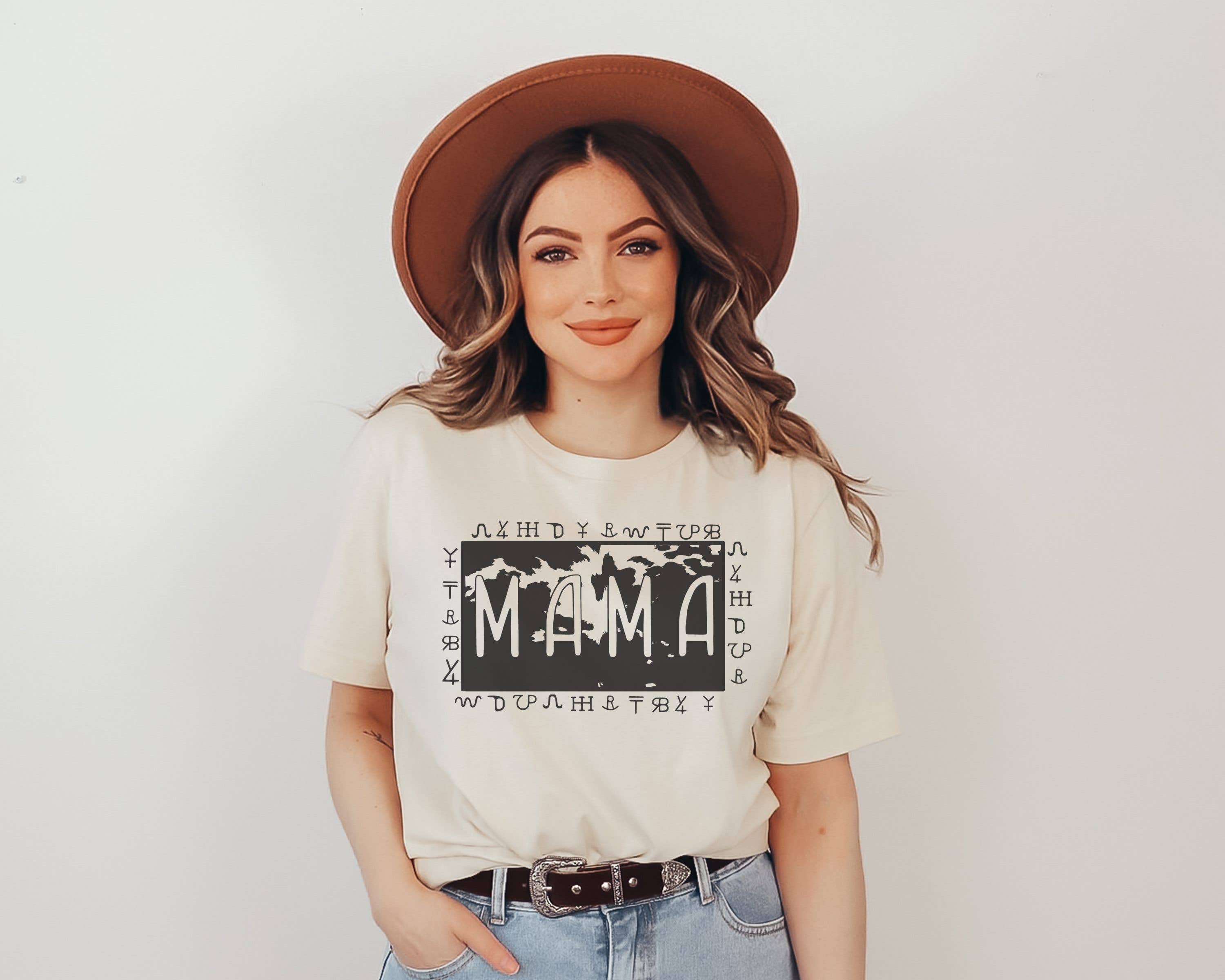 Mama Cowhide Brand Tee | Mom T Shirt