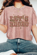 Let's Rodeo Graphic Tshirts