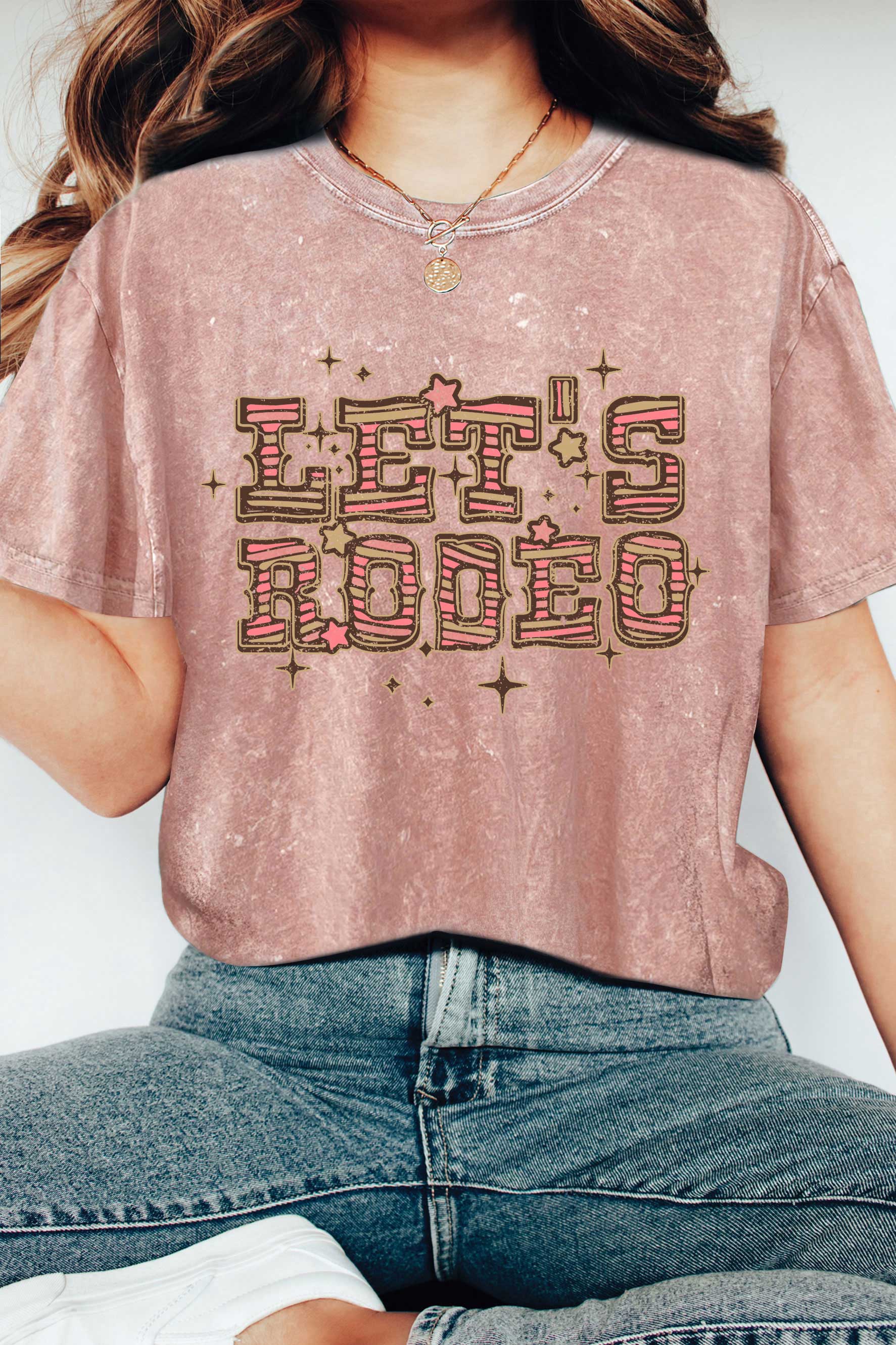 Let's Rodeo Graphic Tshirts