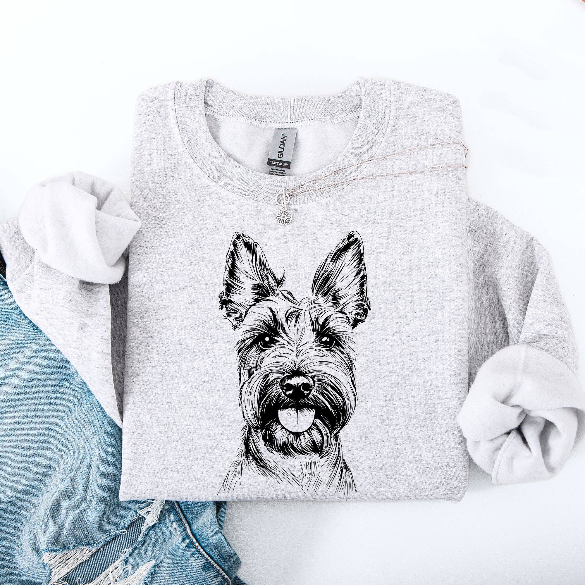 Scottish Terrier, Pet, Dog Breed Sweatshirt