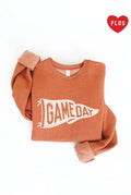 Game Day Pennant  Plus Graphic Sweatshirt