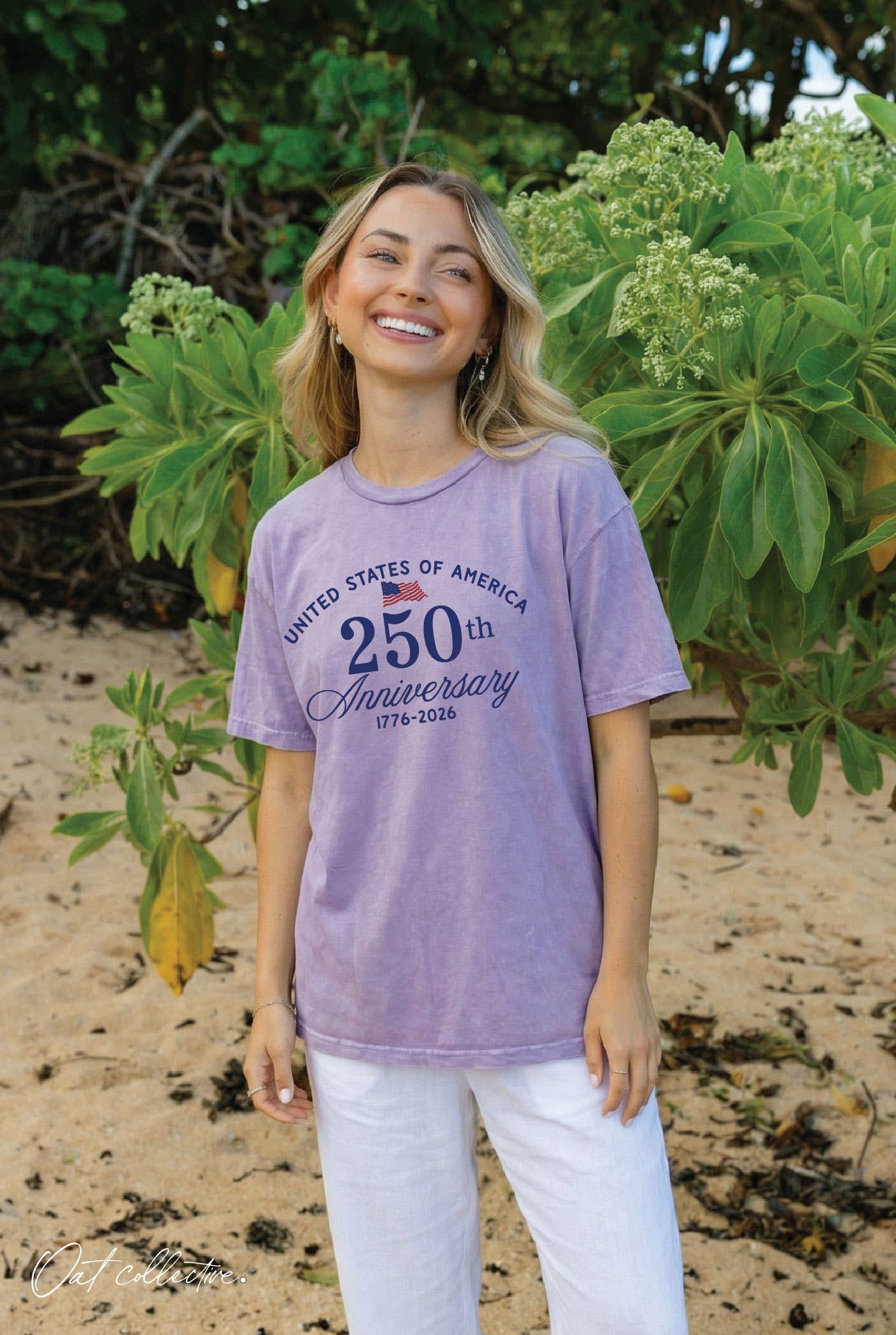 United States of America  Supima Mineral Washed Tee
