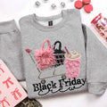 Faux Yarn Black Friday Crew Sweatshirt