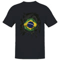 Brazil Soccer Ordem E Progresso Men's T-Shirt