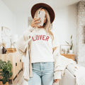 Lover Graphic Tee (Ivory) Valentine Tee, Valentine's Shirt