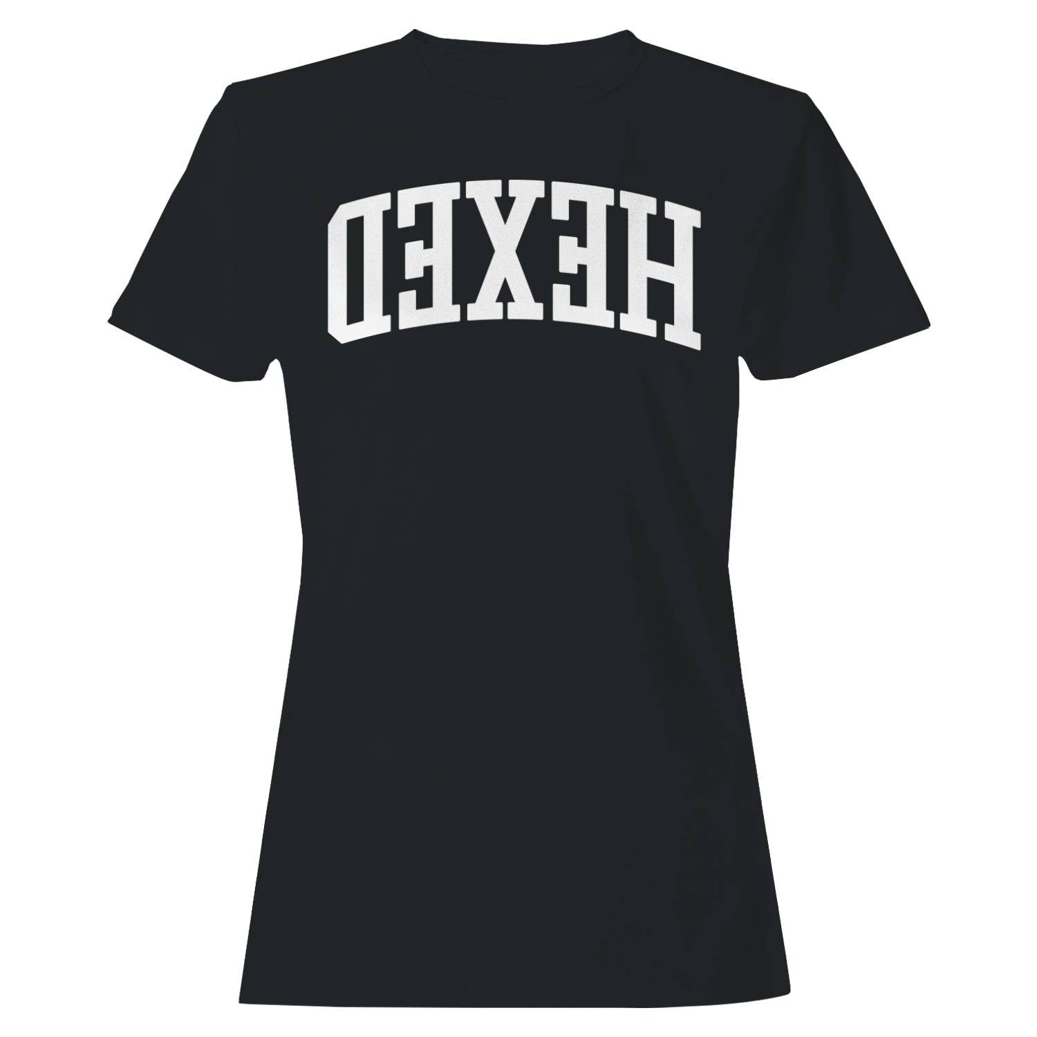 Hexed Bold Arched Typography Women's T-Shirt