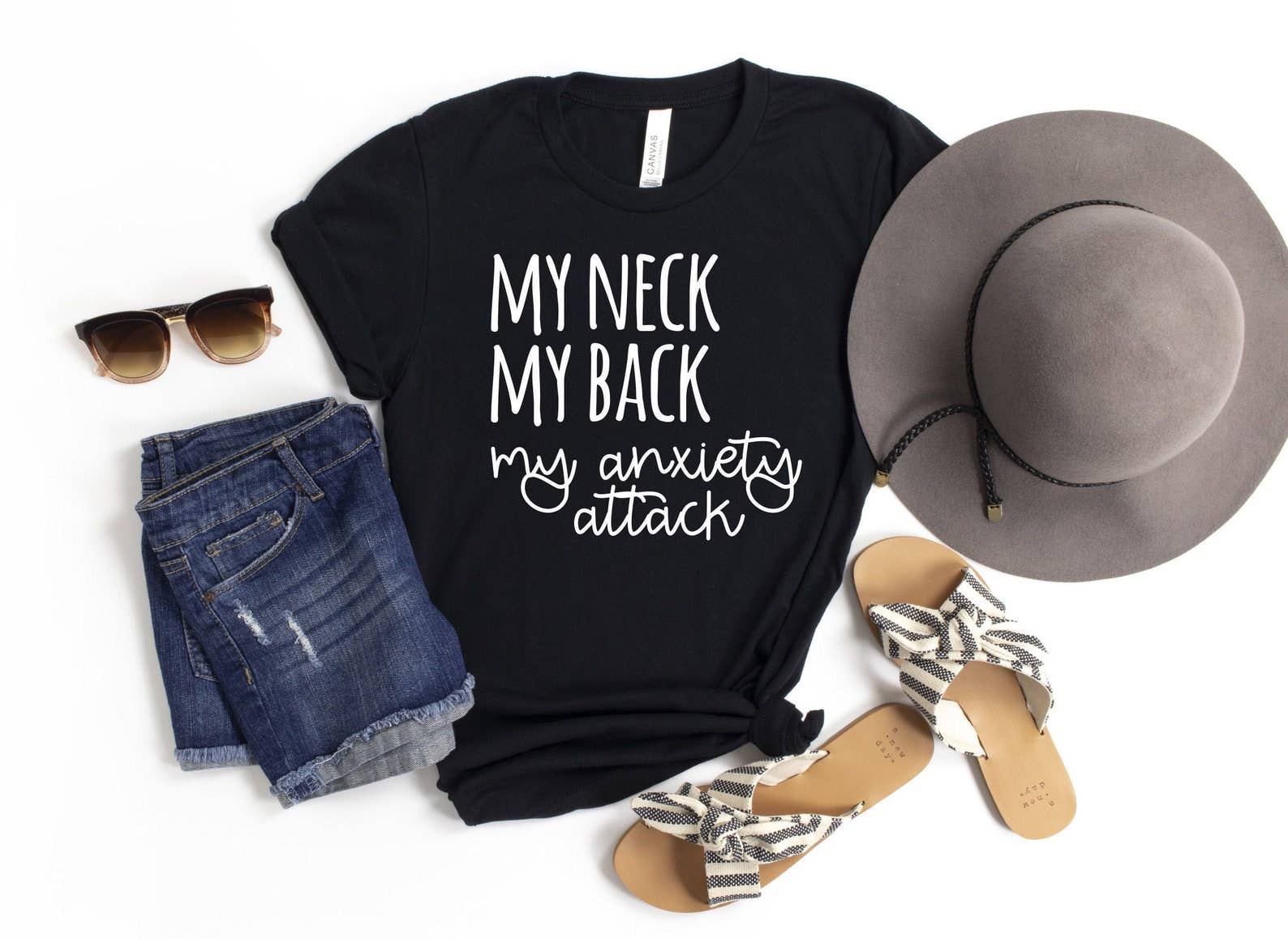 My Neck My Back My Anxiety Attack T-Shirt