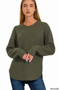 ",..._ Round Neck Basic Sweater