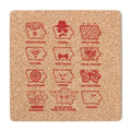 Faces of Iowa Cork Coaster