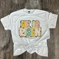 He Is Risen On White Tee