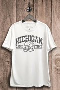 Michigan Football Game Time Graphic Top