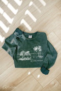 Life Is Better Mineral Washed Long Sleeve Graphic